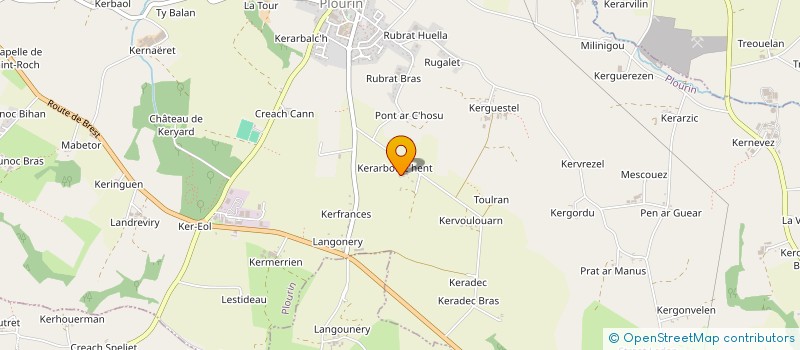 localisation de l'entreprise SCI KERAR  PLOURIN