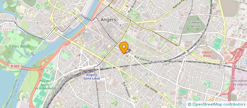 localisation de l'entreprise SCI KERARENES  ANGERS