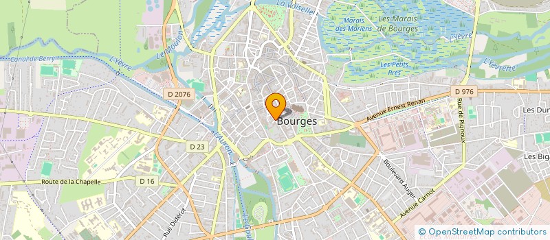 localisation de l'entreprise SCI KERASCOET  BOURGES