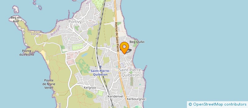 localisation de l'entreprise SCI KERAUDE  SAINT-PIERRE-QUIBERON