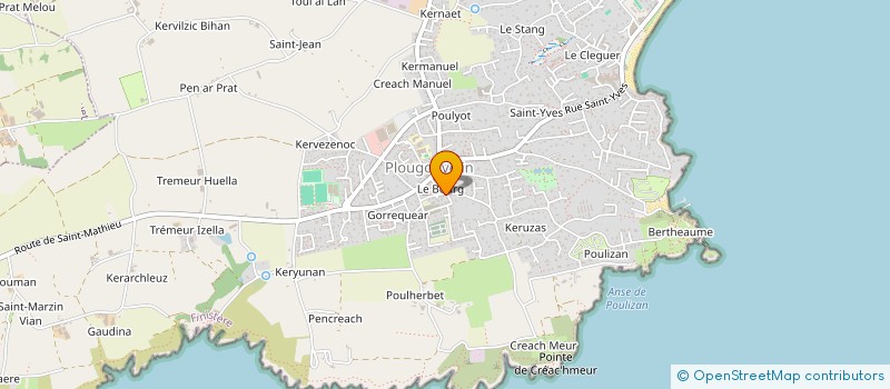 localisation de l'entreprise SCI KERAUDY MICHEL  PLOUGONVELIN