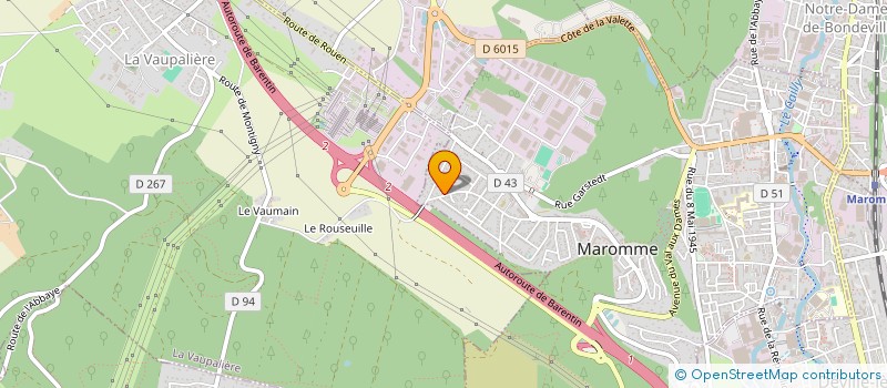 localisation de l'entreprise SCI KERAUME  MAROMME