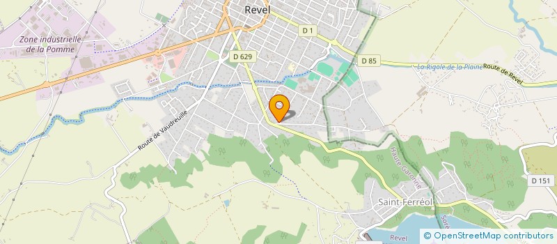 localisation de l'entreprise SCI KERAUTRET-DUDON  REVEL