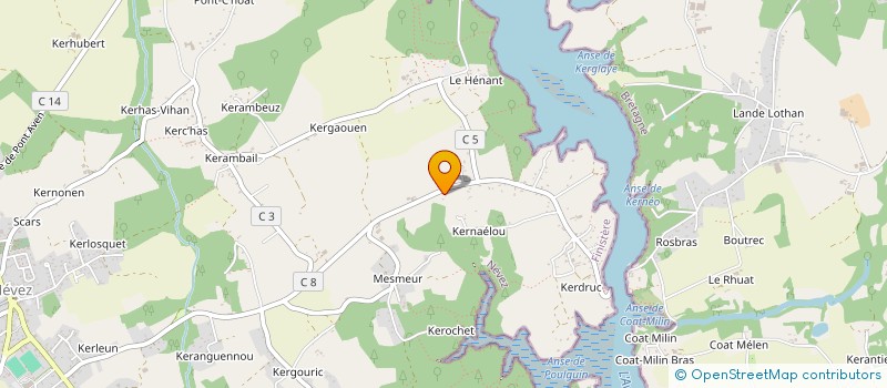 localisation de l'entreprise SCI KERAVAL ET FILS  NEVEZ