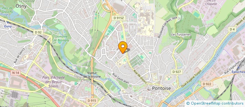 localisation de l'entreprise SCI KERAVEL DE L'ABER  PONTOISE