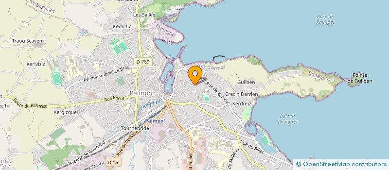 localisation de l'entreprise SCI KERBANA  PAIMPOL