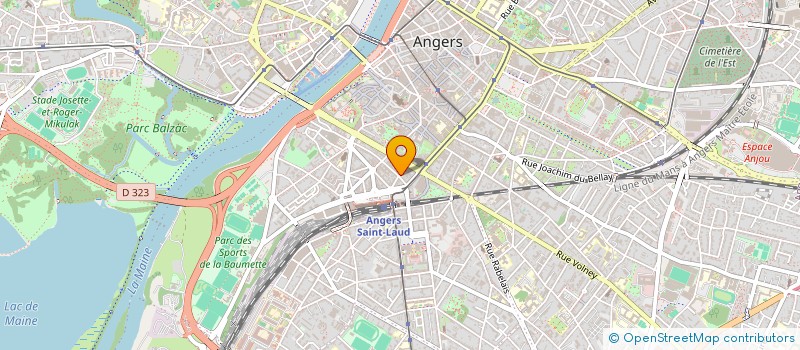 localisation de l'entreprise SCI KERBAT à ANGERS