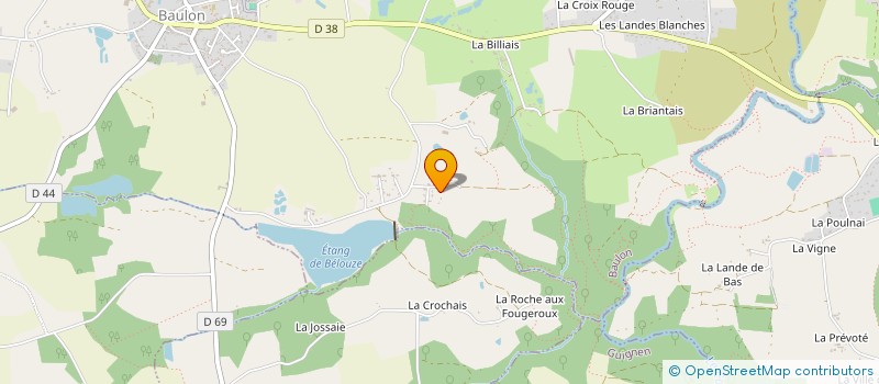 localisation de l'entreprise SCI KERBAT  BAULON