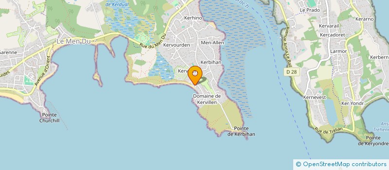 localisation de l'entreprise SCI KERBEAUNARD  LA TRINITE-SUR-MER