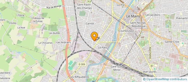 localisation de l'entreprise SCI KERBEC à LE MANS