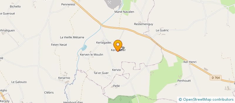 localisation de l'entreprise SCI KERBECA  NOYAL-PONTIVY