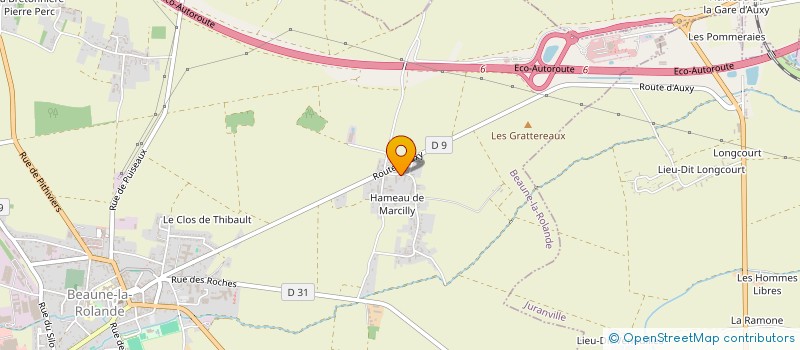 localisation de l'entreprise SCI KERBEL PATRIMOINE à BEAUNE-LA-ROLANDE