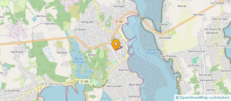 localisation de l'entreprise SCI KERBERON  LA TRINITE-SUR-MER