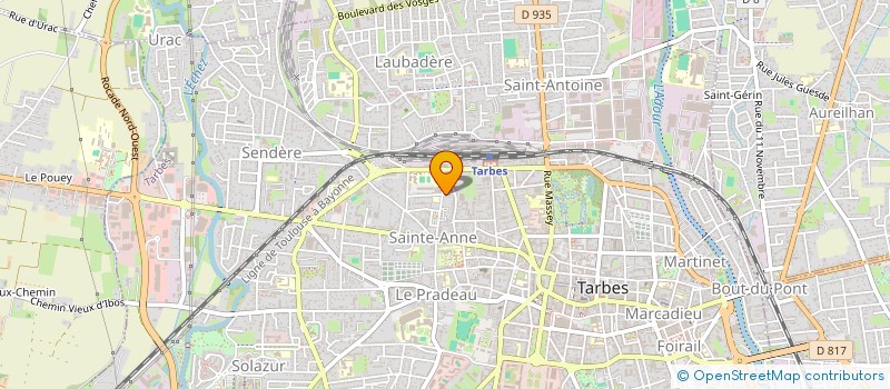 localisation de l'entreprise SCI KERBESY  TARBES