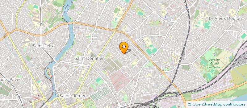 localisation de l'entreprise SCI KERBEUZEC  NANTES
