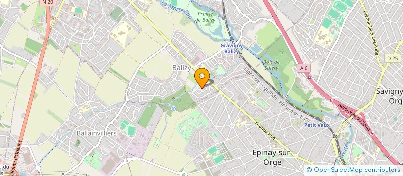 localisation de l'entreprise SCI KERBIRIO  LONGJUMEAU