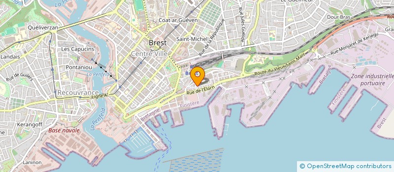 localisation de l'entreprise SCI KERBIRIOU à BREST