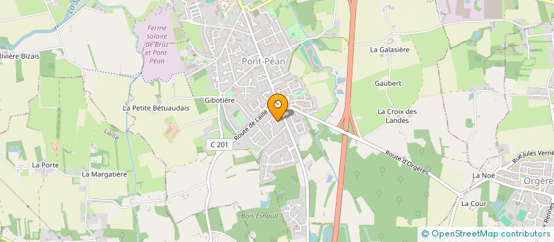 localisation de l'entreprise SCI KERBLEUEN  PONT-PEAN