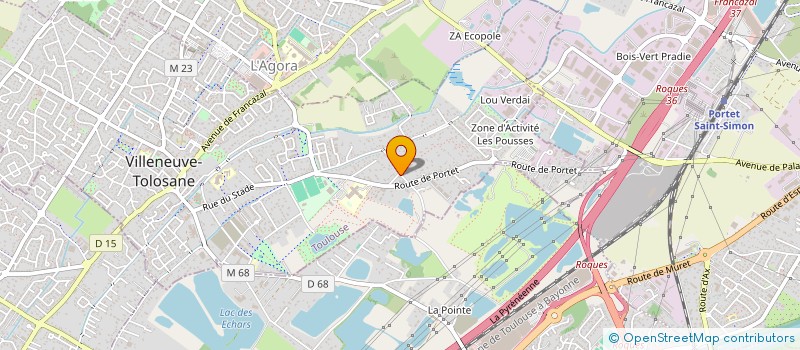 localisation de l'entreprise SCI KERBOUBOU à VILLENEUVE-TOLOSANE