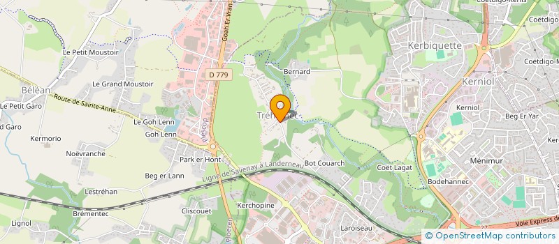 localisation de l'entreprise SCI KERBRAZ  VANNES