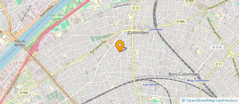 localisation de l'entreprise SCI KERBUCK  COLOMBES