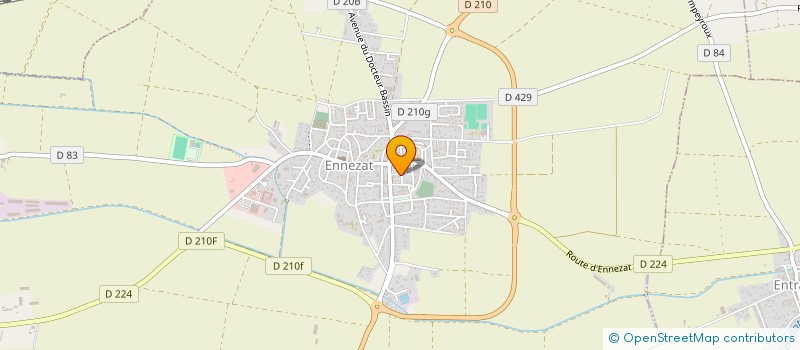 localisation de l'entreprise SCI KERCADO  ENNEZAT