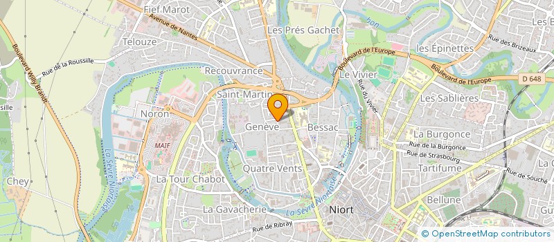localisation de l'entreprise SCI KERCEL  NIORT