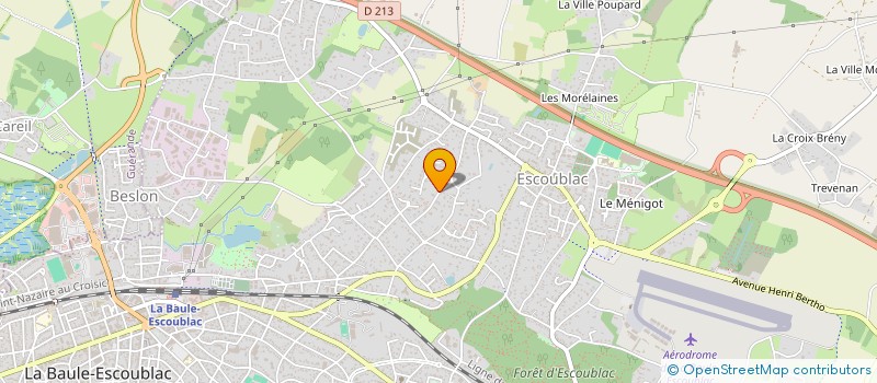 localisation de l'entreprise SCI KERCHIPS  LA BAULE-ESCOUBLAC