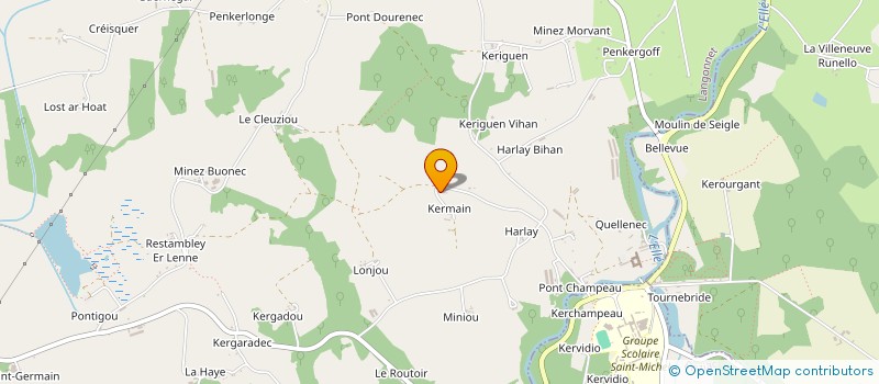 localisation de l'entreprise SCI KERCOS  LANGONNET