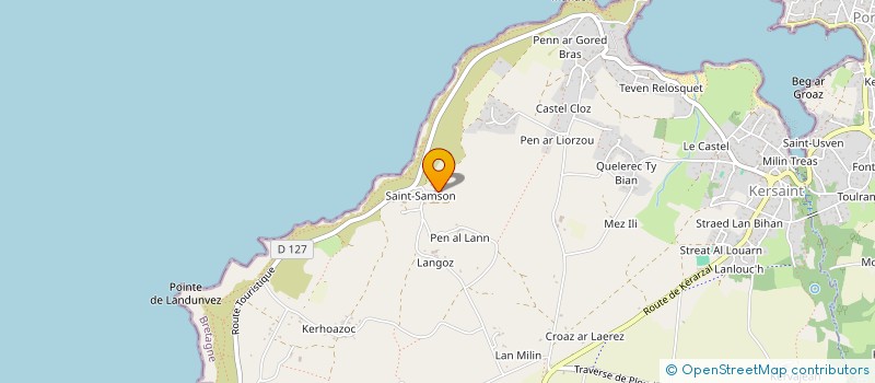 localisation de l'entreprise SCI KERCOUZ  LANDUNVEZ