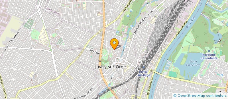 localisation de l'entreprise SCI KERDAE  JUVISY-SUR-ORGE