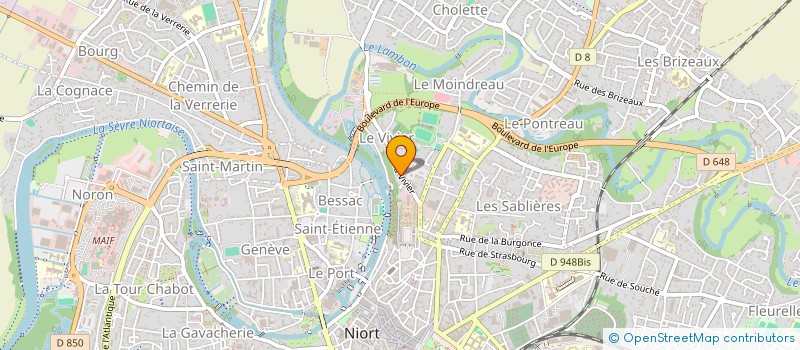 localisation de l'entreprise SCI KERDOAL  NIORT