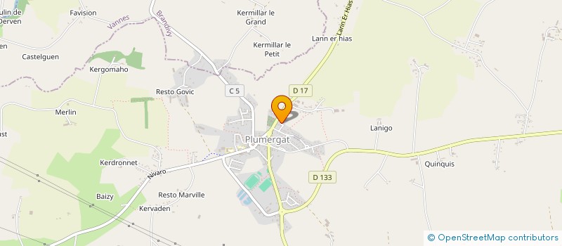 localisation de l'entreprise SCI KERDOHE  PLUMERGAT