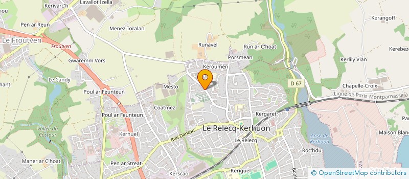 localisation de l'entreprise SCI KERDRE  LE RELECQ-KERHUON