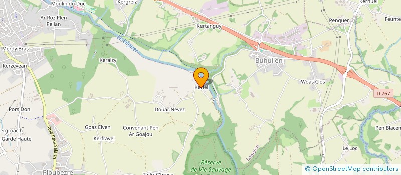 localisation de l'entreprise SCI KERDRU NEWEZ  PLOUMILLIAU