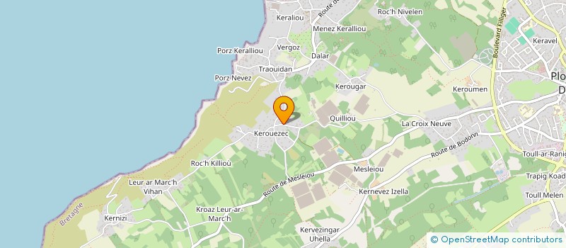 localisation de l'entreprise SCI KERDRUC BAMAKO  PLOUGASTEL-DAOULAS