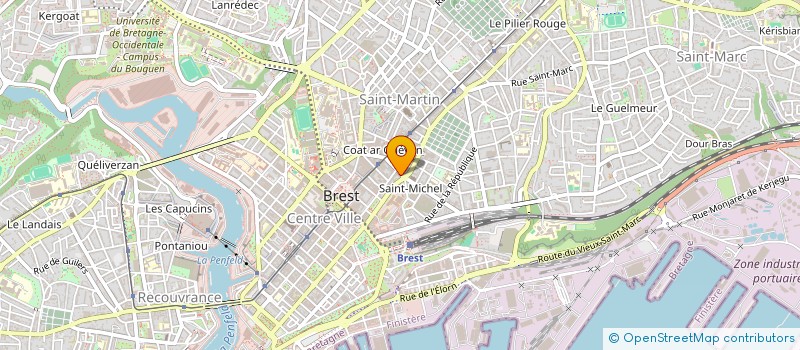 localisation de l'entreprise SCI KEREDERN IMMOBILIER  BREST