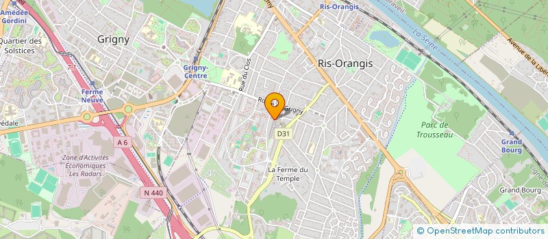 localisation de l'entreprise SCI KEREM à RIS-ORANGIS