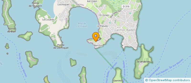 localisation de l'entreprise SCI KEREMMA  LARMOR-BADEN