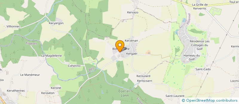 localisation de l'entreprise SCI KERENTIEZH  ERDEVEN