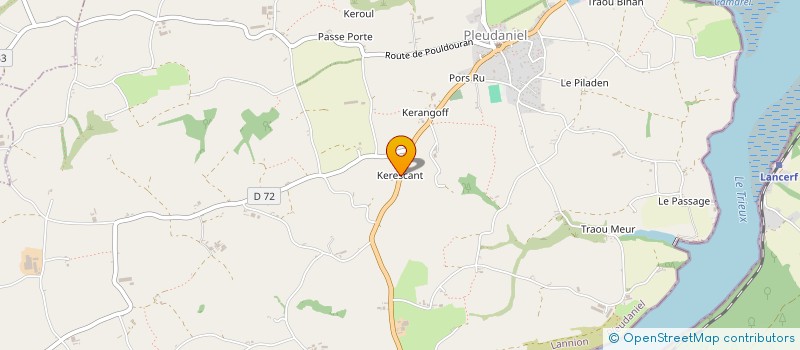 localisation de l'entreprise SCI KERESCANT  PLEUDANIEL