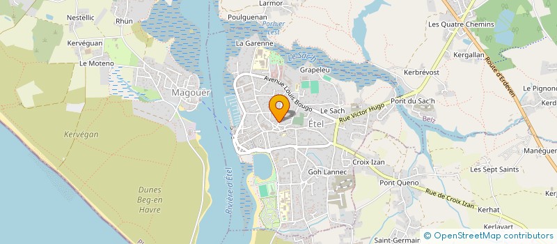 localisation de l'entreprise SCI KEREVIN  ETEL