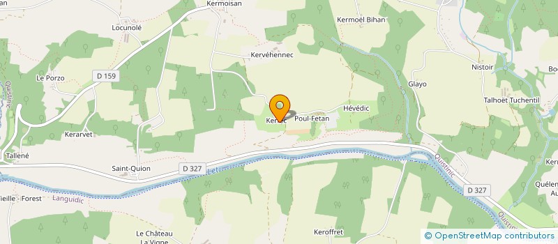 localisation de l'entreprise SCI KERFEC  QUISTINIC