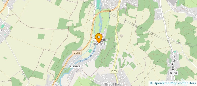 localisation de l'entreprise SCI KERFENIC  AUFFREVILLE-BRASSEUIL