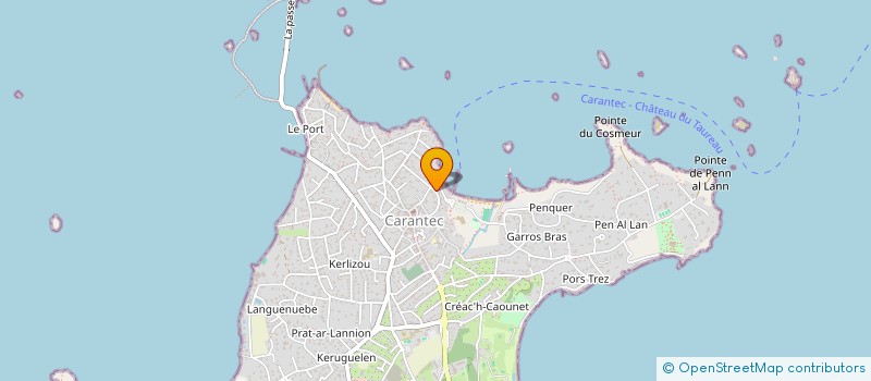 localisation de l'entreprise SCI KERFLEURY  CARANTEC