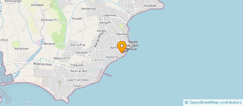 localisation de l'entreprise SCI KERFRIANT  LOCTUDY