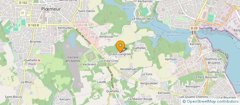 localisation de l'entreprise SCI KERGIL à PLOEMEUR