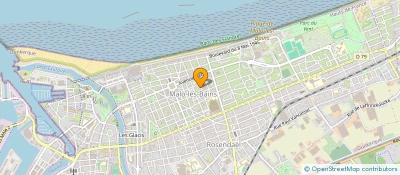 localisation de l'entreprise SCI KERGILAN à DUNKERQUE