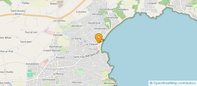 localisation de l'entreprise SCI KERGLAZEN  PLOUGONVELIN