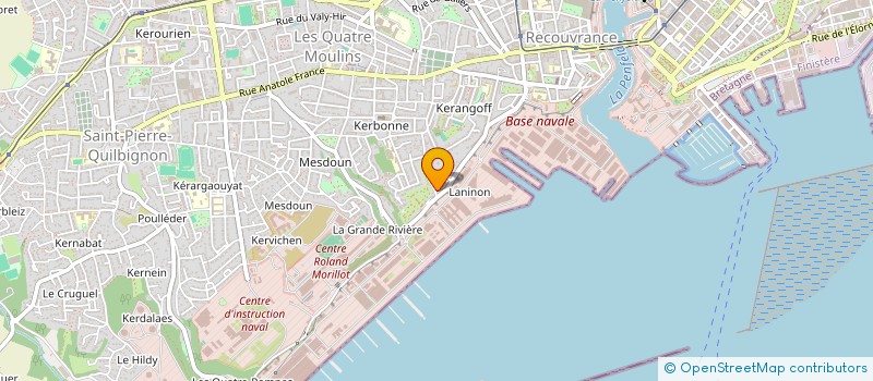 localisation de l'entreprise SCI KERGOUL  BREST